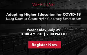 Webinar: Adapting Higher Education for COVID-19. Register now