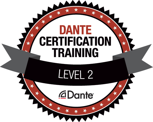 Level 2 Dante Certification Training August 1 (Americas English